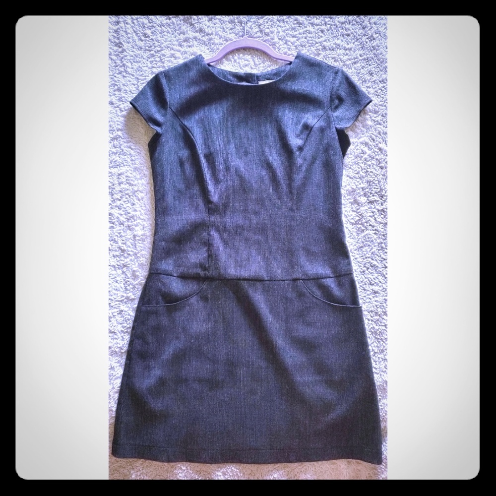 Final Touch Grey Mini Dress w/ Pockets (!!)